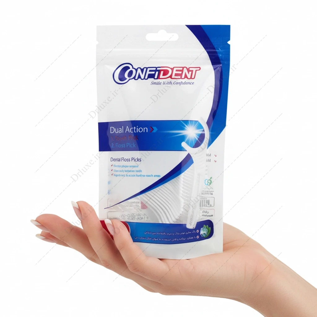 نخ دندان کمانی دوکاره کانفیدنت 50 عدد